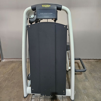 Technogym rotation machine, Rotary Torso, Twister, Selection Line, frame color white, upholstery color brown, used - refurbished condition