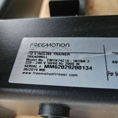 Freemotion Fitness Laufband i10.9 Incline Trainer Treadmill i11.9 , extreme Steigung bis 30% möglich, Baujahr 2019 - Top Zustand