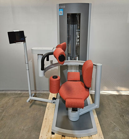 Frei Genius Eco 12er Gerätesatz, Optional mit smarten Displays, MPG, KGG, MED Zulassung, 12 Kraftgeräte im Set, Medical Physio Serie, Silber, gebraucht - überholter Zustand