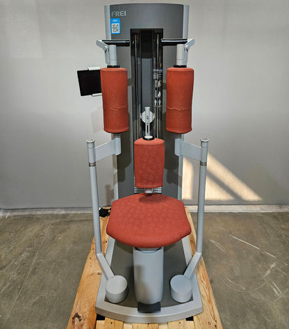 Frei Genius Eco 12er Gerätesatz, Optional mit smarten Displays, MPG, KGG, MED Zulassung, 12 Kraftgeräte im Set, Medical Physio Serie, Silber, gebraucht - überholter Zustand