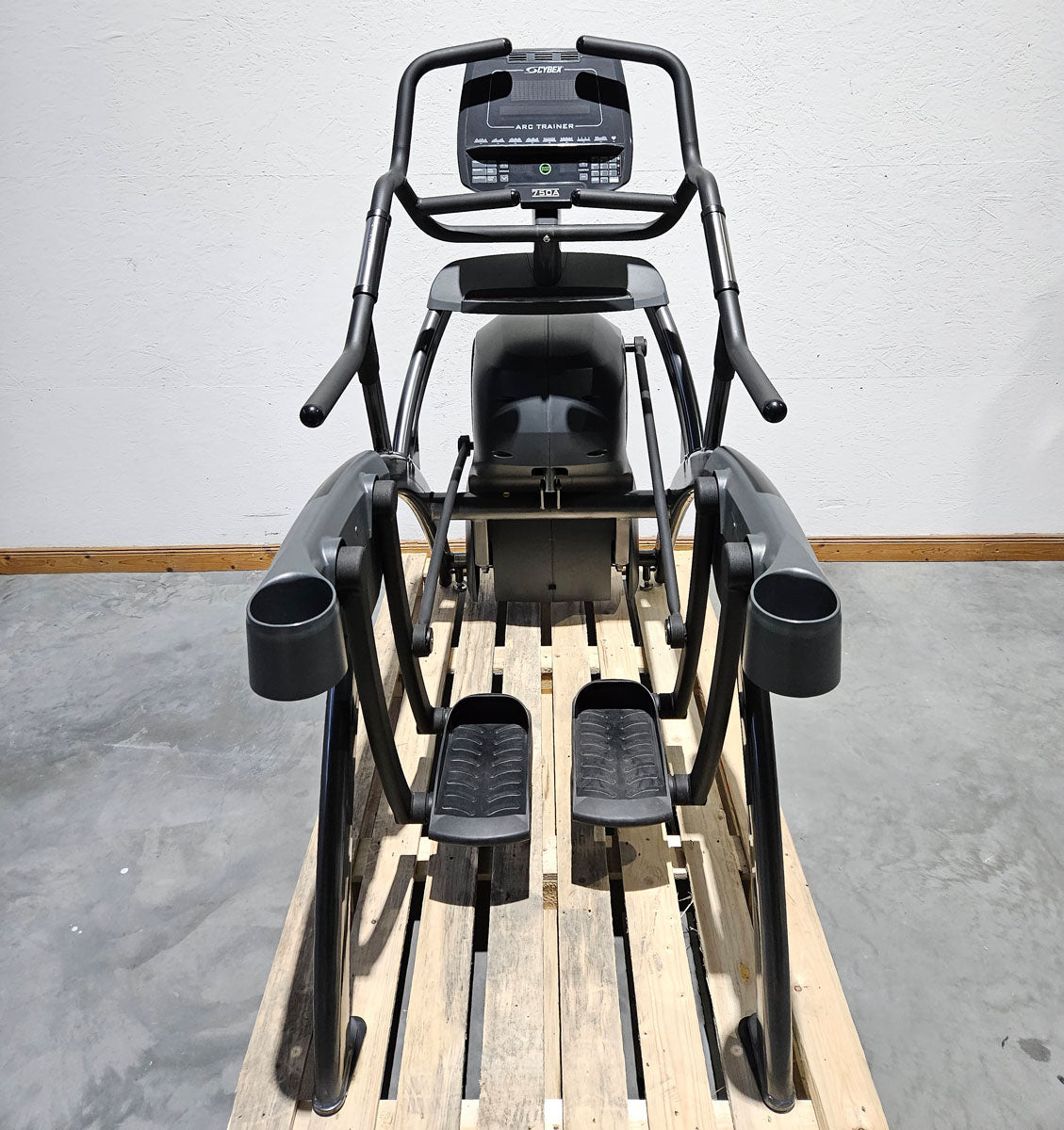 Cybex Arc Trainer 750A Lower Body, cross trainer, elliptical trainer with height-adjustable ramp, stepper, LED display, frame color anthracite, used - refurbished condition