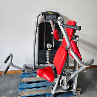 TechnoGym 18 Kraftgeräte im Set, Selection Line, Strength Machines with Stack Weight, Polster Rot, gebraucht - überholter Zustand