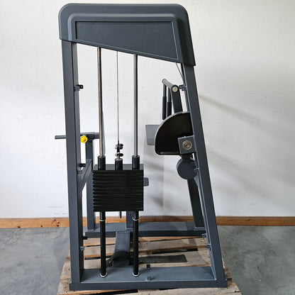 Horizontal triceps machine, triceps extension, triceps extension, manufacturer similar to Gym80 or L+K, frame color anthracite, used - tested condition