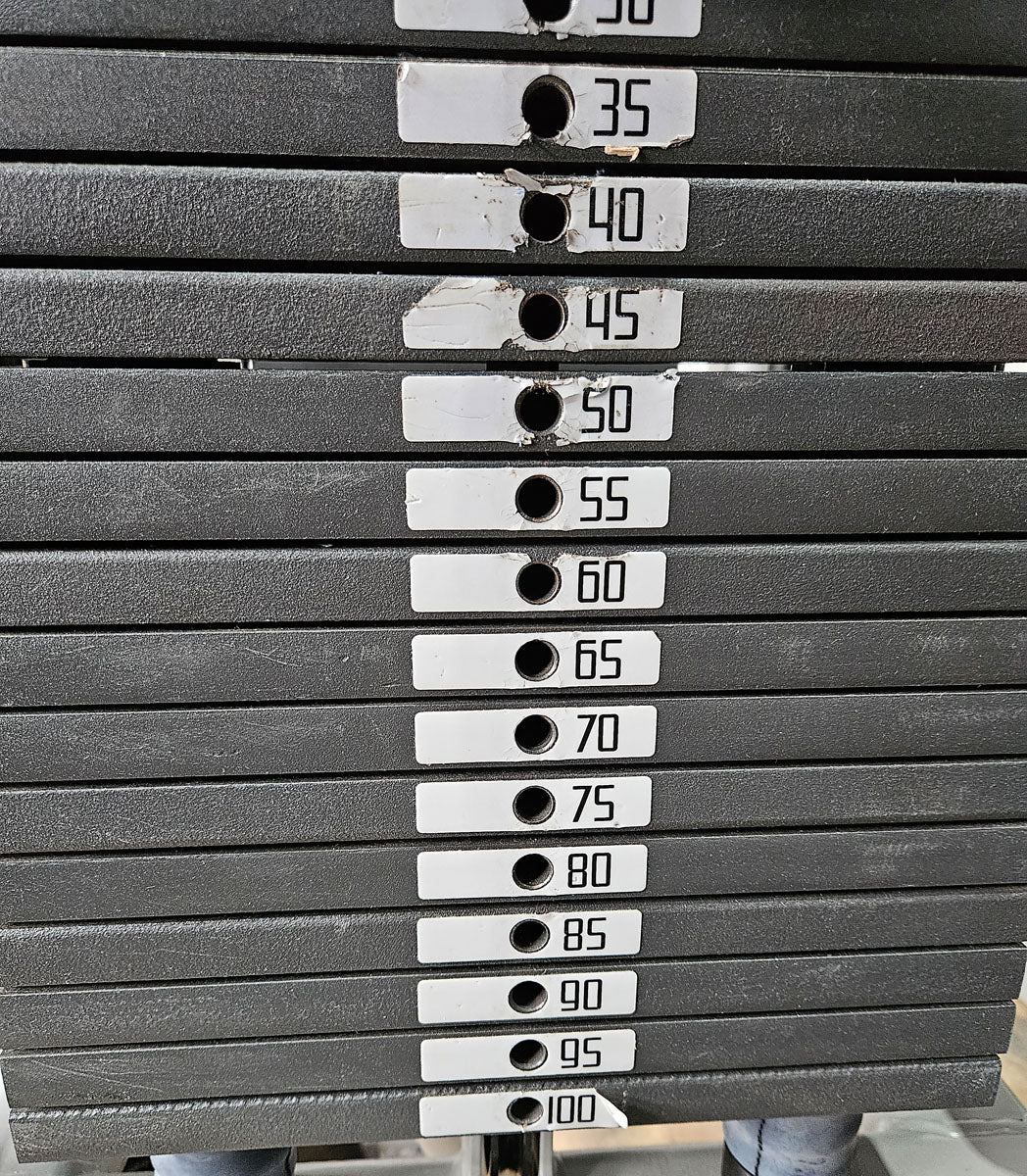 Panatta 5 Station Tower with Cable Crossover - Jungle Machine + Cable Station with Connection Bar - 5 Stack Multi Function Tower, frame color silver, used - tested condition