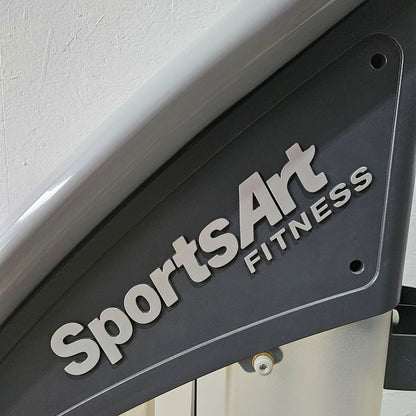 SportsArt Rückenstrecker Maschine S932 A932 N932, Back Extension, Hyperextension Machine, Rahmenfarbe Silber, gebraucht - überholter Zustand