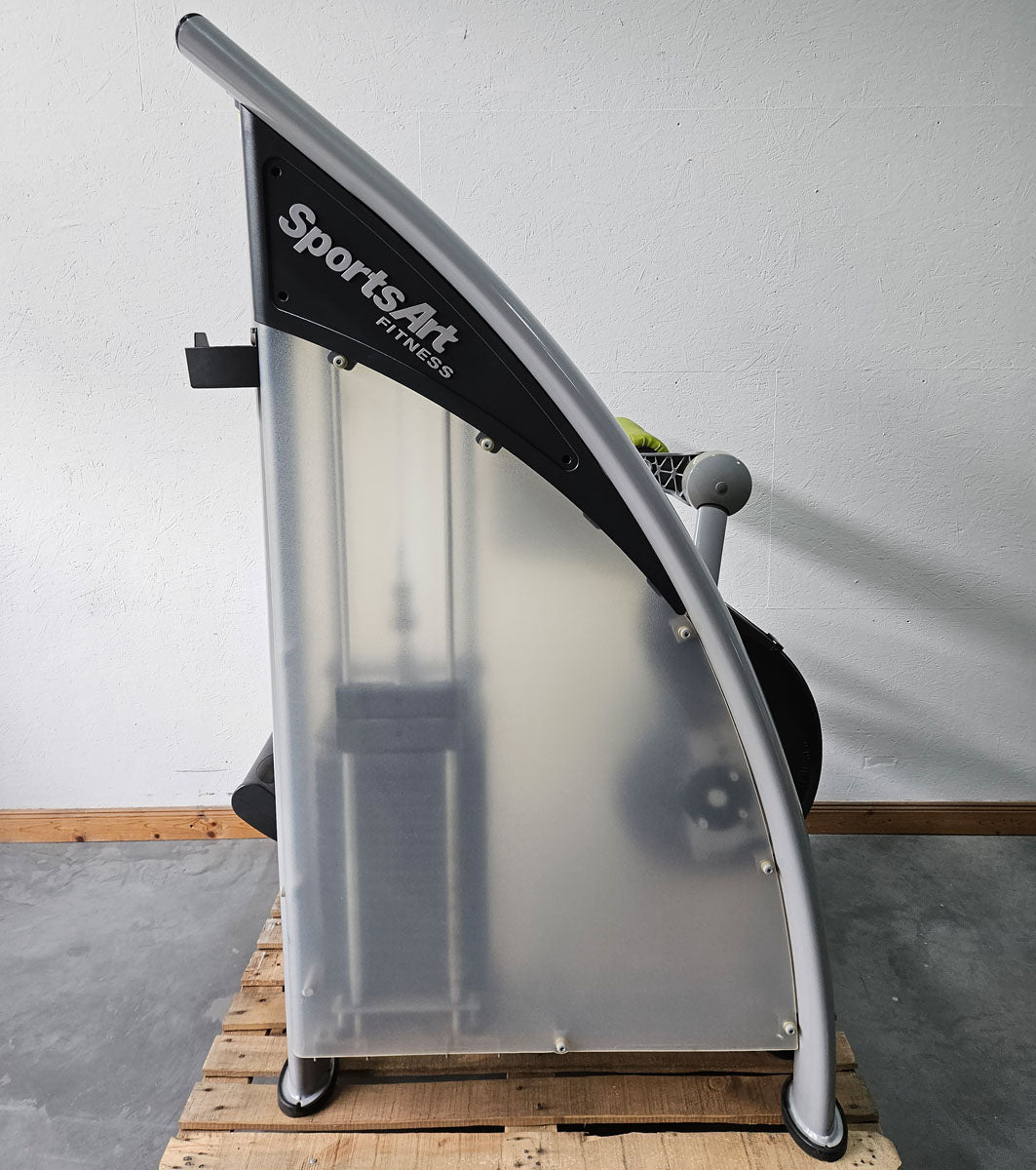 SportsArt Rückenstrecker Maschine S932 A932 N932, Back Extension, Hyperextension Machine, Rahmenfarbe Silber, gebraucht - überholter Zustand