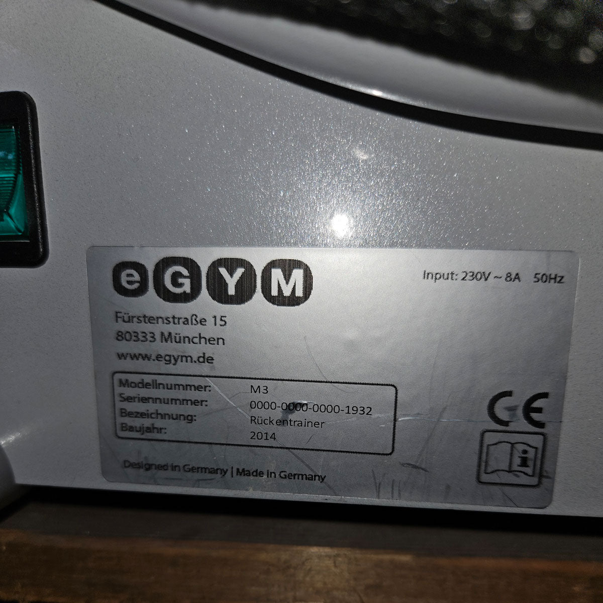 Egym M3 Rückentrainer - Einzelgerät Stand Alone zur Erweiterung bestehender Zirkel, gebraucht - überholter Zustand