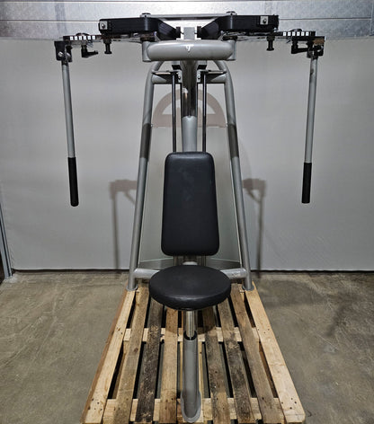 AS Sport bzw Proxowell Butterfly und Reverse, 2 in 1 KOMBIMASCHINE, Brust-Haltungsstabilisator, Rahmenfarbe Silber, gebraucht - überholter Zustand