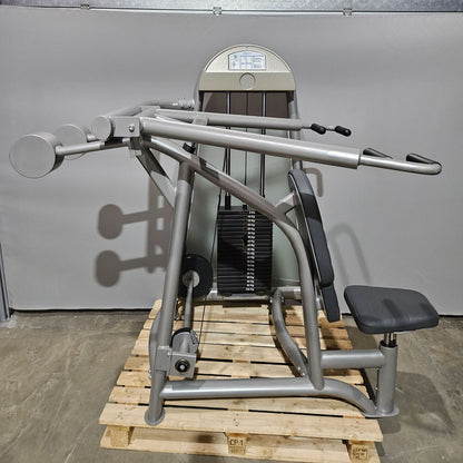 AS Sport or Proxowell shoulder press, shoulder press, overhead press, frame color silver, used - overhauled condition