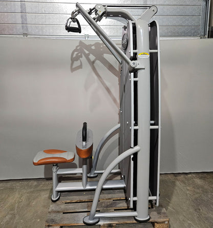 SportsArt Latzug Dual von Oben mit drehbaren Griffen S916, A916, N916 Independent Lat Pulldown, Pull Down DUAL, Rahmenfarbe Silber-Grau, gebrauchter - überholter Zustand