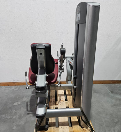 Life Fitness Beinstrecker sitzend, Leg Extension, Signature Serie, 145kg Gewichtsblock, Rahmenfarbe Silber, gebraucht - überholter Zustand