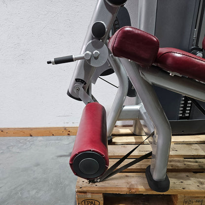 Life Fitness Beinstrecker sitzend, Leg Extension, Signature Serie, 145kg Gewichtsblock, Rahmenfarbe Silber, gebraucht - überholter Zustand