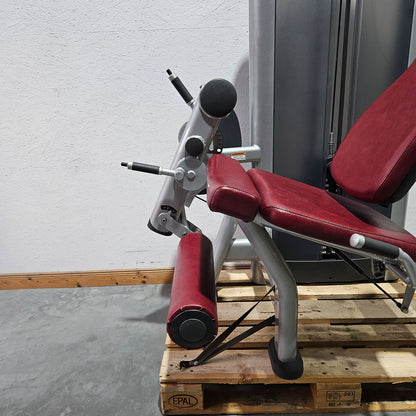 Life Fitness Beinstrecker sitzend, Leg Extension, Signature Serie, 145kg Gewichtsblock, Rahmenfarbe Silber, gebraucht - überholter Zustand