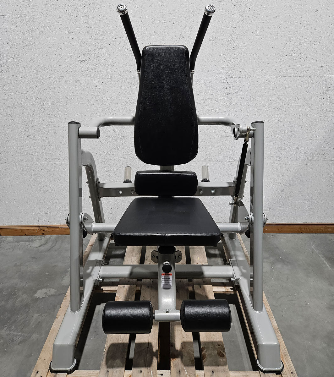 DankSport Abdominal Machine, Plate-loaded Strength Training Device, Abdominal Crunch, Abs Machine, Rotation Possible - Silver Frame - NEW