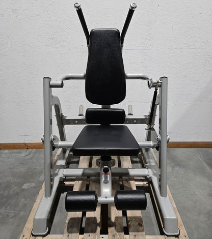 DankSport Abdominal Machine, Plate-loaded Strength Training Device, Abdominal Crunch, Abs Machine, Rotation Possible - Silver Frame - NEW