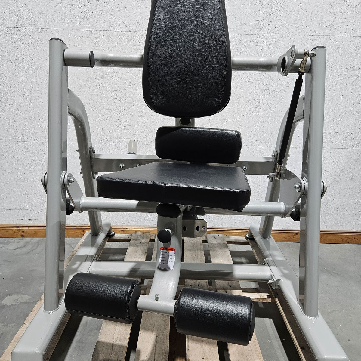 DankSport Abdominal Machine, Plate-loaded Strength Training Device, Abdominal Crunch, Abs Machine, Rotation Possible - Silver Frame - NEW