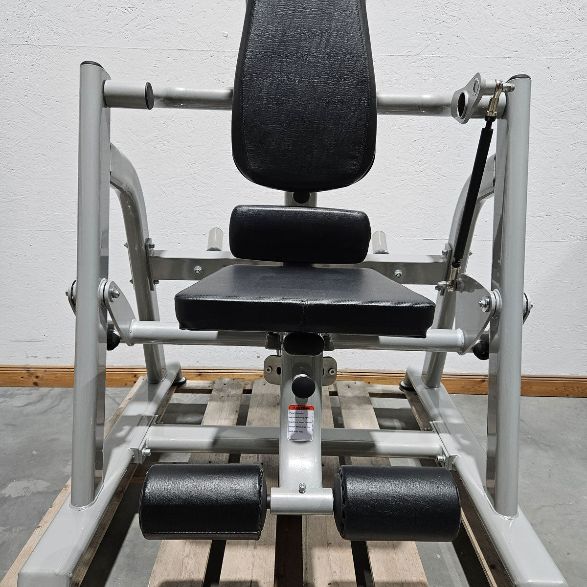 DankSport Abdominal Machine, Plate-loaded Strength Training Device, Abdominal Crunch, Abs Machine, Rotation Possible - Silver Frame - NEW