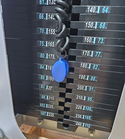 Nautilus Nitro EVO Seated Dip Machine, Dips Trizepsmaschine, Armstrecker Stützstemme, Rahmenfarbe Silber, gebraucht - überholter Zustand