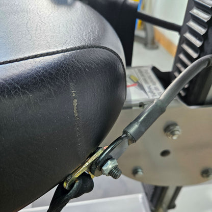 Nautilus Nitro EVO Seated Dip Machine, Dips Trizepsmaschine, Armstrecker Stützstemme, Rahmenfarbe Silber, gebraucht - überholter Zustand
