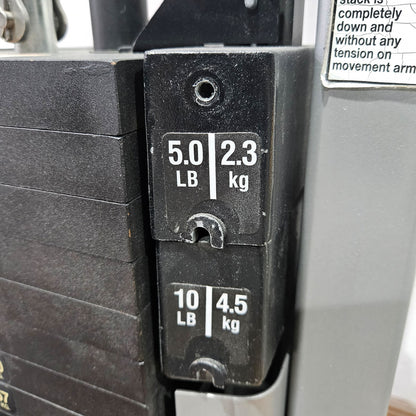 Nautilus Nitro Lower Back, Rückenstreckermaschine, Hyperextension, Back Extension, Rahmenfarbe Silber, gebraucht - überholter Zustand
