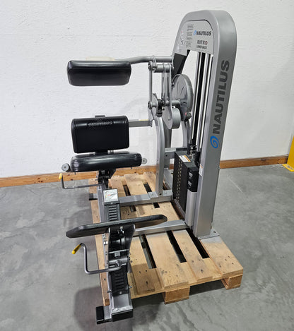 Nautilus Nitro Lower Back, Rückenstreckermaschine, Hyperextension, Back Extension, Rahmenfarbe Silber, gebraucht - überholter Zustand