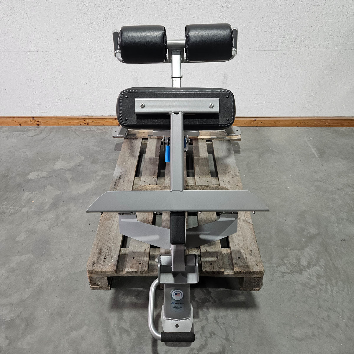 Nautilus Nitro Hyperextension, Rückenstreckerbank, 45° verstellbar, Adjustable Hip Extension F3AHE, Rahmenfarbe Silber, gebraucht - überholter Zustand