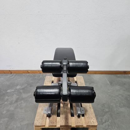 Nautilus Nitro verstellbare Bauchbank, Adjustable Abdominal Bench F3AAB, Rahmenfarbe Silber, gebraucht - überholter Zustand