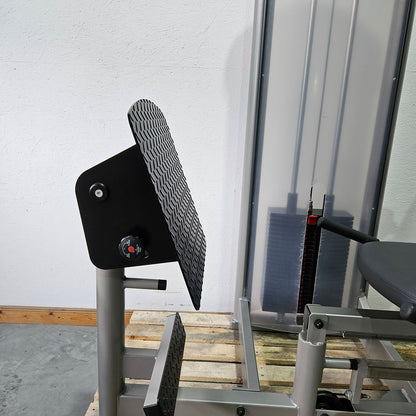 Pego Sport Funktionsstemme Kombi Sitzend-Liegend,  Beinpresse verstellbar, Rahmen Silber-Grau, gebraucht - überholter Zustand