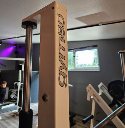 Gym80 multi-press guided, Smith Machine, 50mm disc mount, frame color white, used - tested condition
