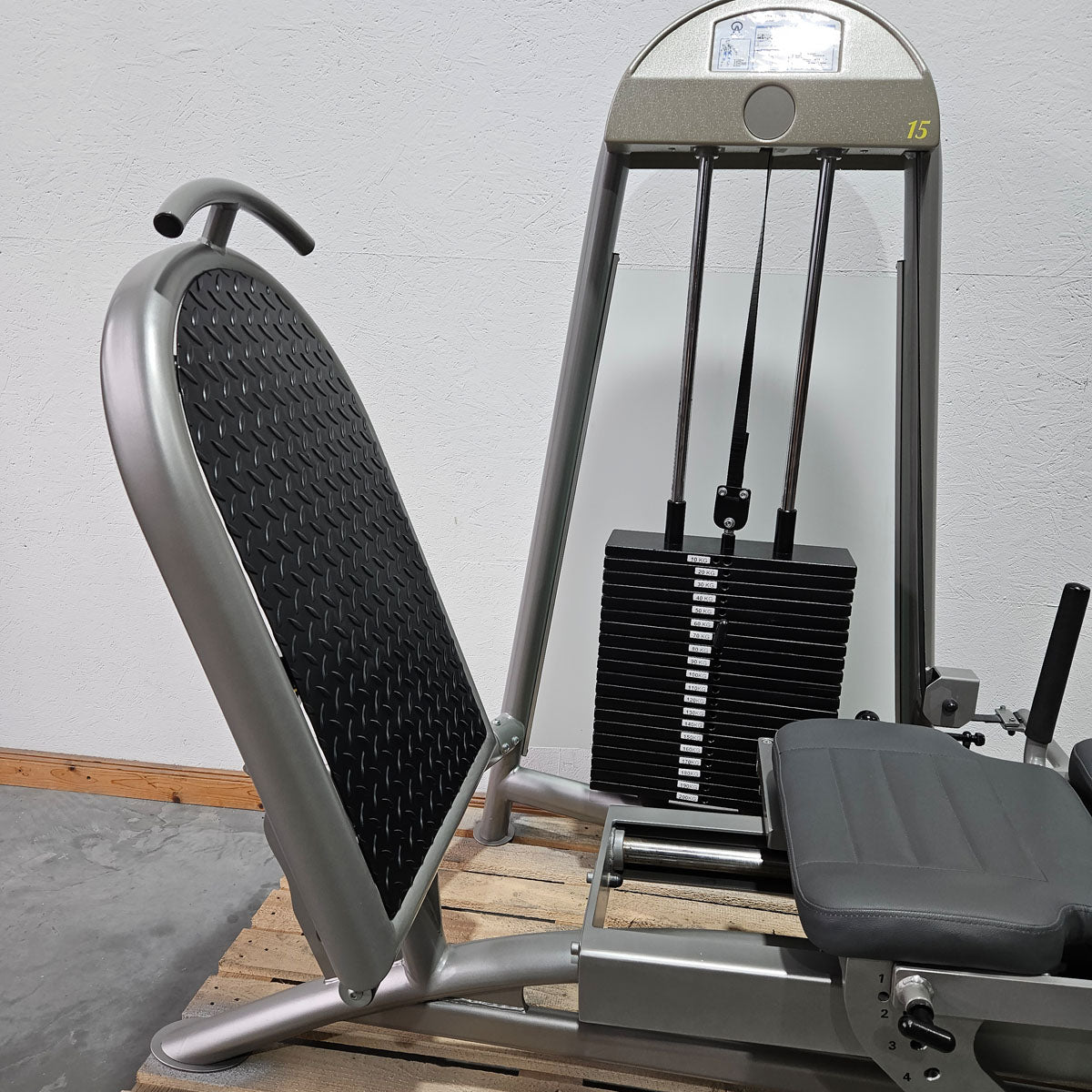 Proxomed - AS, Funktionsstemme, Beinpresse verstellbar sitzend - liegend, 200kg Gewichtsblock, gebraucht - überholter Zustand