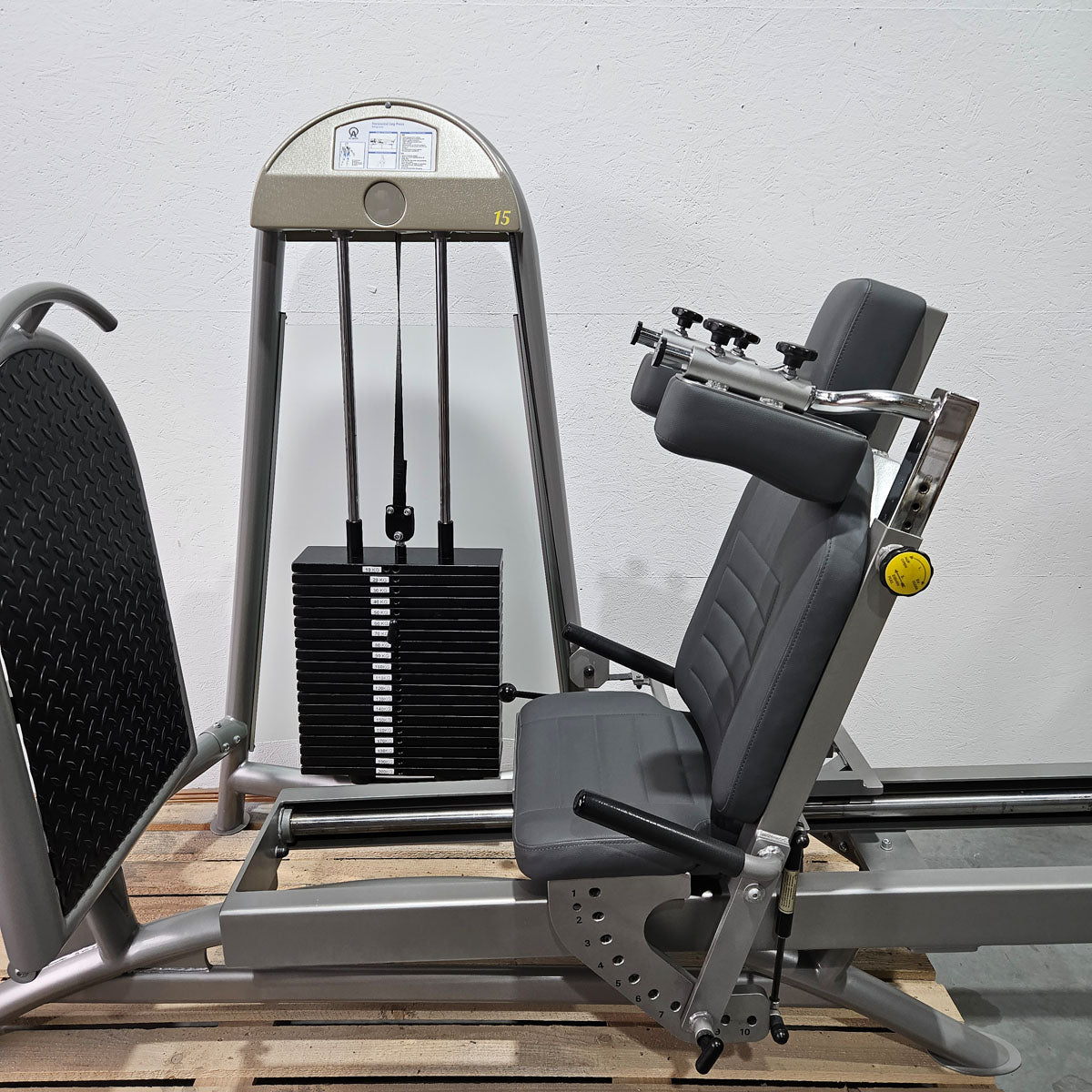 Proxomed - AS, Funktionsstemme, Beinpresse verstellbar sitzend - liegend, 200kg Gewichtsblock, gebraucht - überholter Zustand