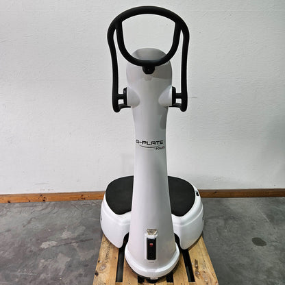 G-Plate by POWRX, vibration plate with air suspension, touchscreen display, color white, used - tested condition