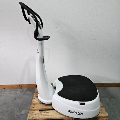 G-Plate by POWRX, vibration plate with air suspension, touchscreen display, color white, used - tested condition