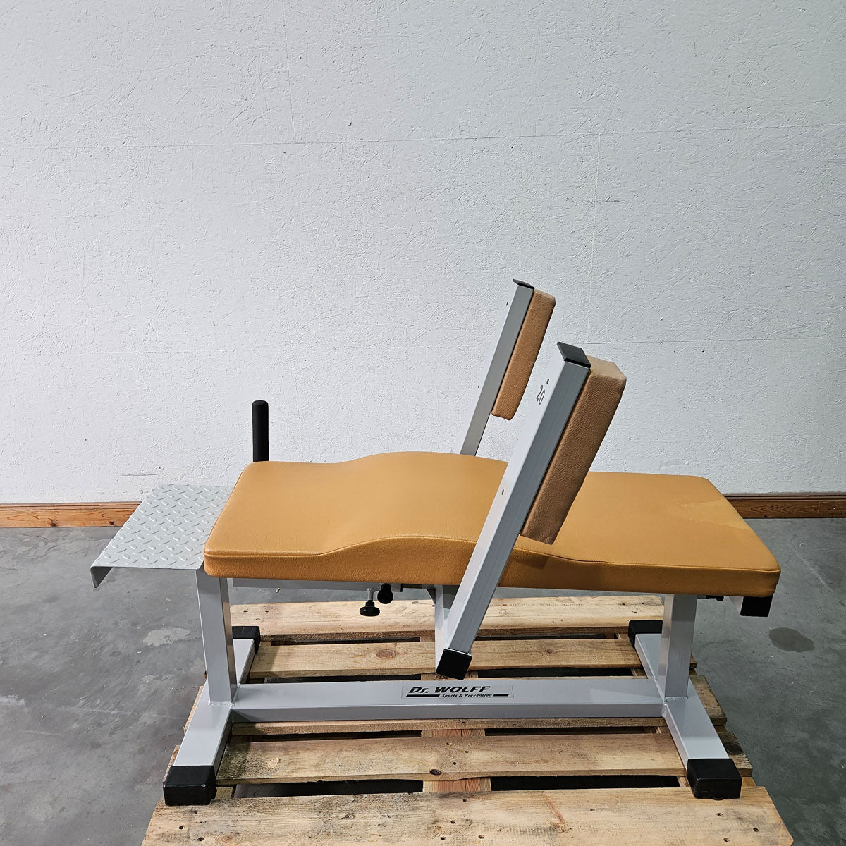 Dr. Wolff Lower Abdominal Trainer 345, Bauchbank, Rahmen Silber, gebraucht - geprüfter Zustand