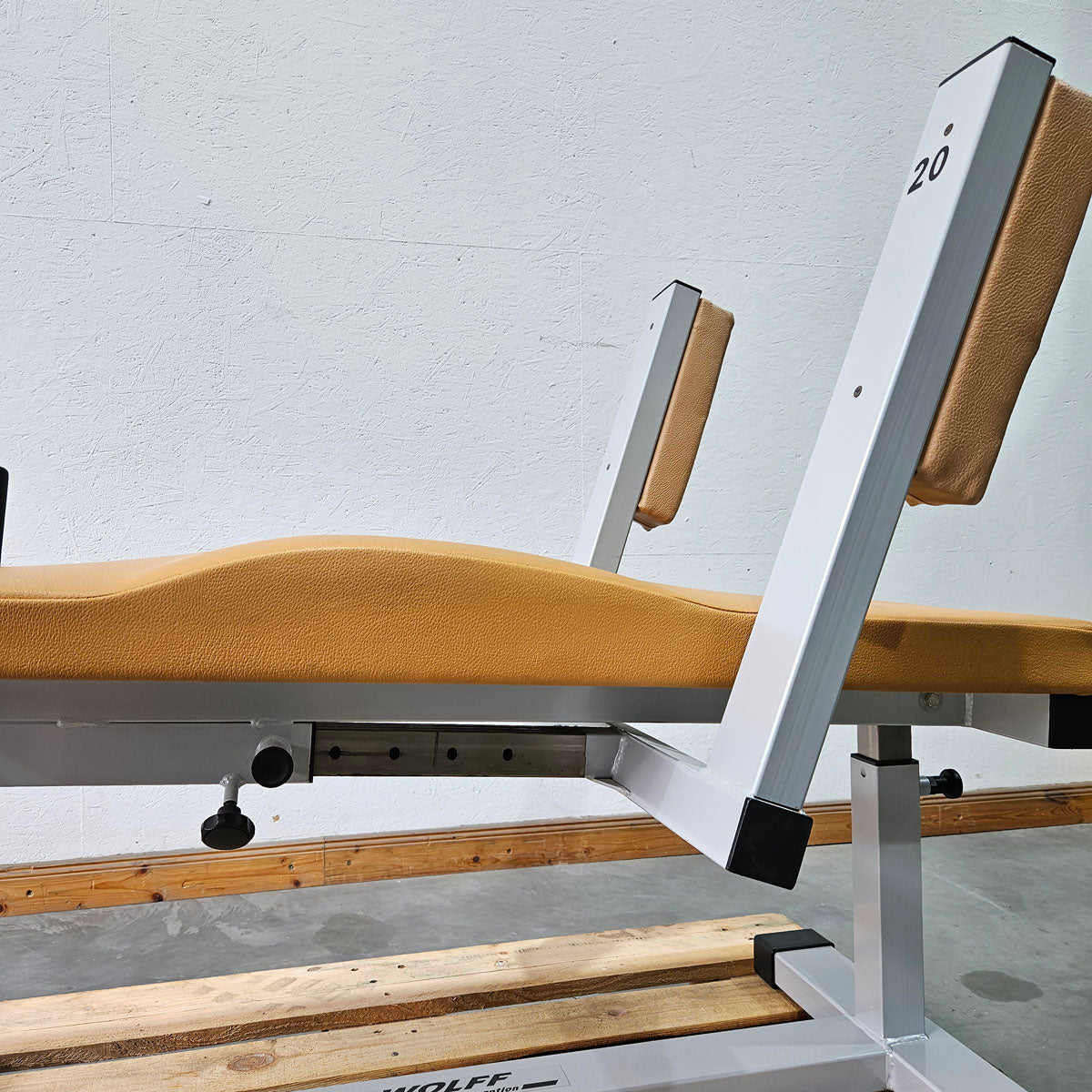 Dr. Wolff Lower Abdominal Trainer 345, Bauchbank, Rahmen Silber, gebraucht - geprüfter Zustand