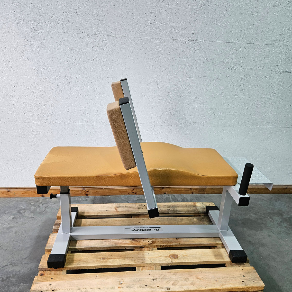 Dr. Wolff Lower Abdominal Trainer 345, Bauchbank, Rahmen Silber, gebraucht - geprüfter Zustand