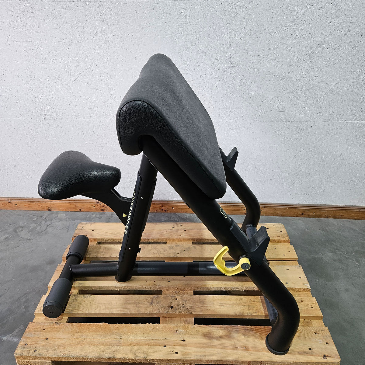 TechnoGym Scottcurl Bank, Scott bench, Bizeps Trainingsbank, Farbe Schwarz, Polster Schwarz, gebraucht - geprüfter Zustand