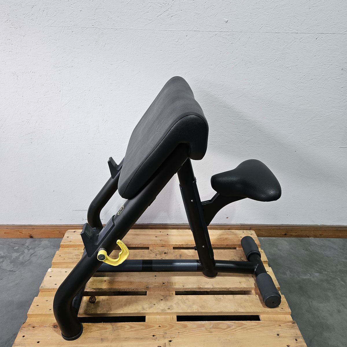 TechnoGym Scottcurl Bank, Scott bench, Bizeps Trainingsbank, Farbe Schwarz, Polster Schwarz, gebraucht - geprüfter Zustand