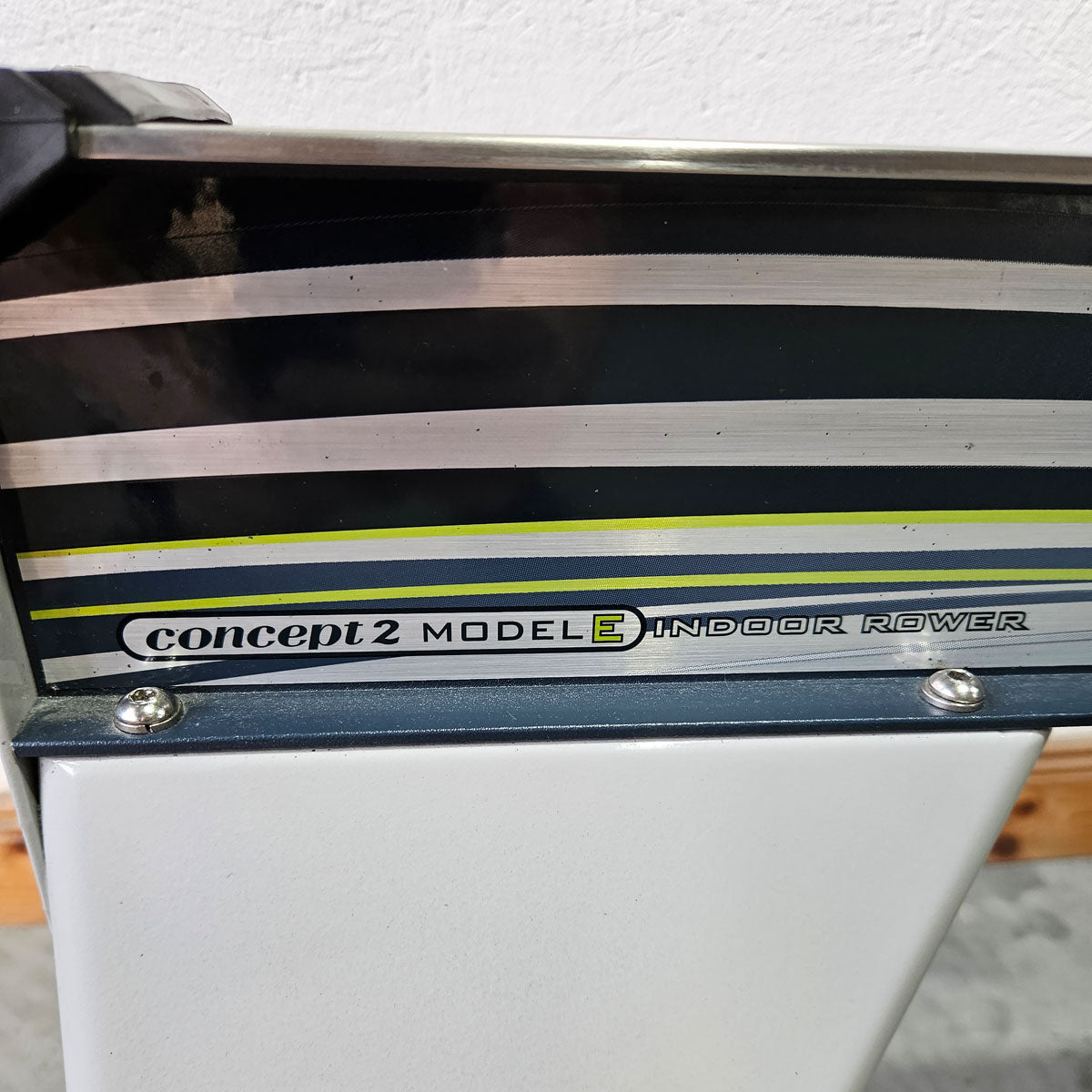 Concept2 rowing machine Model E with PM4 monitor - identical to RowErg with high legs, color light gray, used - tested condition