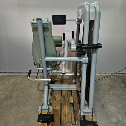 Ergo-Fit Leg Flexion 4100 S Med mit Display, Beinbeuger sitzend mit medizinischer Zulassung, MPG, Baujahr 2020, Rahmen Silber, gebraucht - überholter Zustand