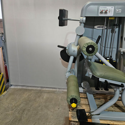 Ergo-Fit Leg Flexion 4100 S Med mit Display, Beinbeuger sitzend mit medizinischer Zulassung, MPG, Baujahr 2020, Rahmen Silber, gebraucht - überholter Zustand