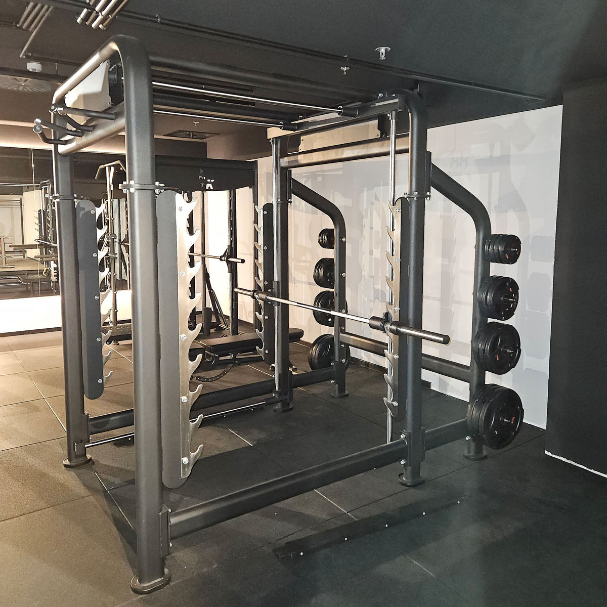 DankSport 3D Multipresse, Max Rack, verstellbare Smith Machine sowie Power und Squat Rack Cage, NEU
