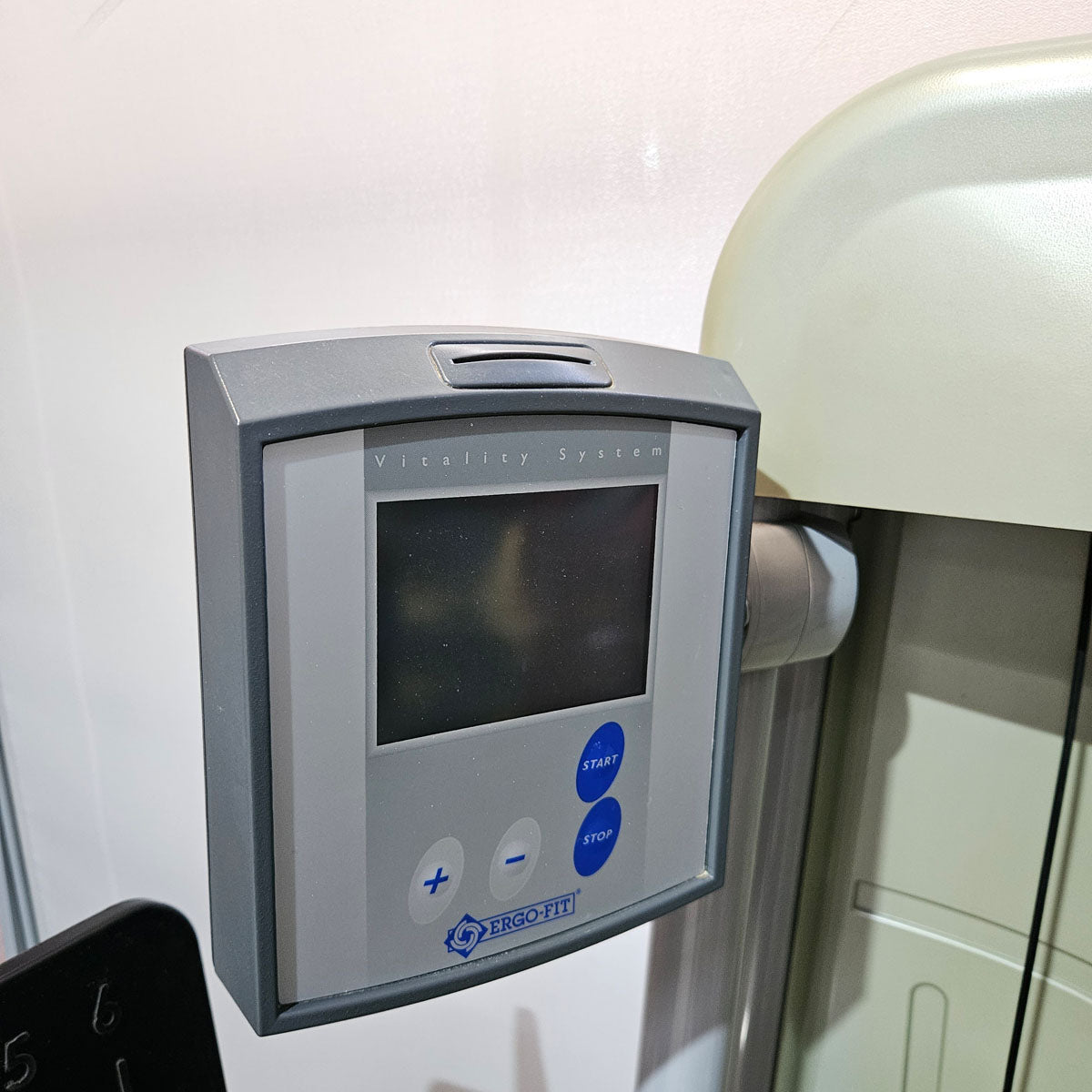 Ergo-Fit Funktionsstemme, Beinpresse verstellbar, 172,5kg Gewichtsblock, 4000 S MED Serie, MPG, Reha, Rahmenfarbe Silber, gebraucht - überholter Zustand