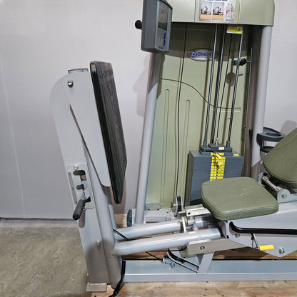 Ergo-Fit Funktionsstemme, Beinpresse verstellbar, 172,5kg Gewichtsblock, 4000 S MED Serie, MPG, Reha, Rahmenfarbe Silber, gebraucht - überholter Zustand