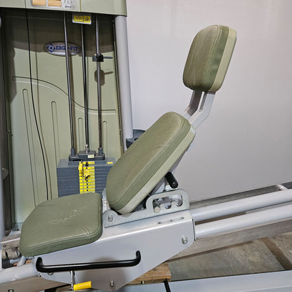 Ergo-Fit Funktionsstemme, Beinpresse verstellbar, 172,5kg Gewichtsblock, 4000 S MED Serie, MPG, Reha, Rahmenfarbe Silber, gebraucht - überholter Zustand