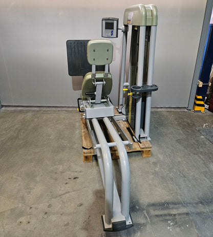 Ergo-Fit Funktionsstemme, Beinpresse verstellbar, 172,5kg Gewichtsblock, 4000 S MED Serie, MPG, Reha, Rahmenfarbe Silber, gebraucht - überholter Zustand