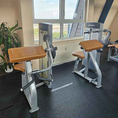 Life Fitness Optima Series - 12 Kraftgeräte im Set, 14 Trainingsstationen, Farbe Silber, gebraucht - überholter Zustand