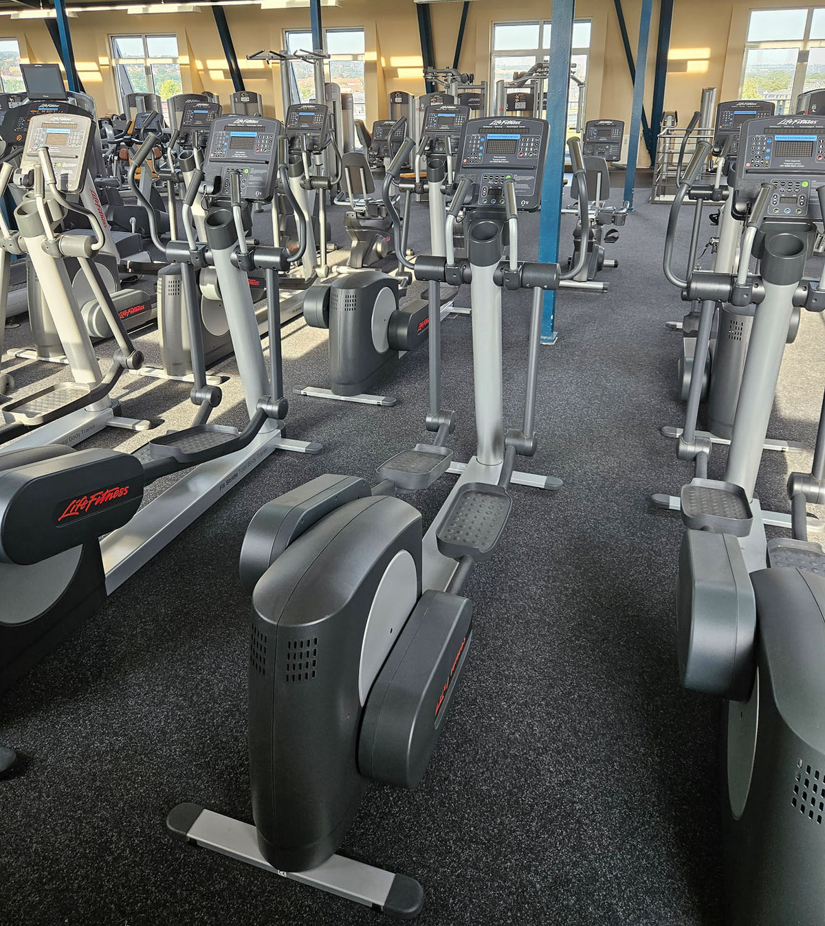 Life Fitness & Hammer Strength - 95 Fitnessgeräte - 105 Stationen, Kraftgeräte, Cardiogeräte, Plate loaded Geräte, Bänke etc - komplettes Fitnessstudio - gebraucht, überholter TOP Zustand
