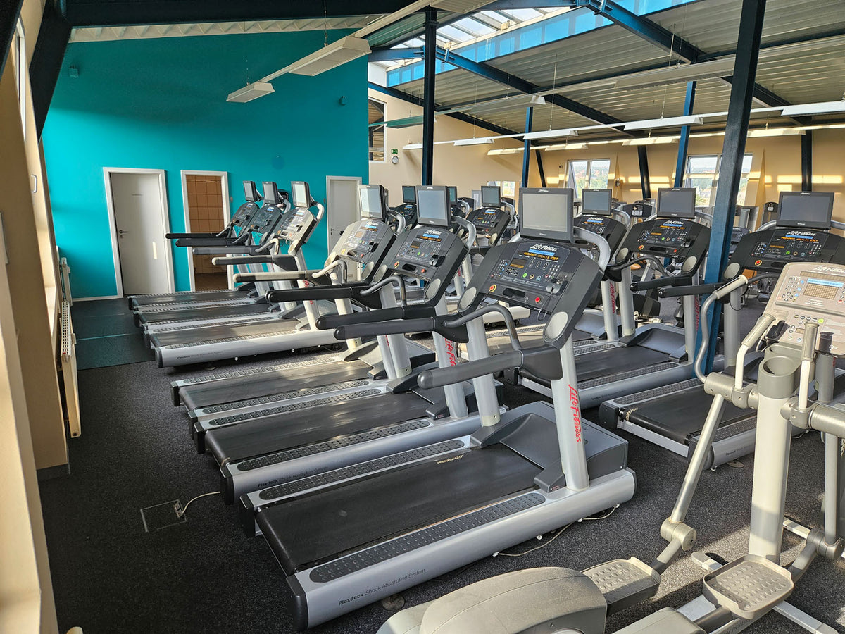 Life Fitness & Hammer Strength - 95 Fitnessgeräte - 105 Stationen, Kraftgeräte, Cardiogeräte, Plate loaded Geräte, Bänke etc - komplettes Fitnessstudio - gebraucht, überholter TOP Zustand