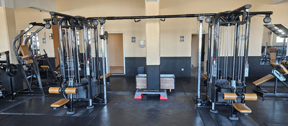 Life Fitness & Hammer Strength - 95 Fitnessgeräte - 105 Stationen, Kraftgeräte, Cardiogeräte, Plate loaded Geräte, Bänke etc - komplettes Fitnessstudio - gebraucht, überholter TOP Zustand